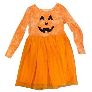 Jumping Bean Pumpkin Dress Size 6 Tutu Skirt